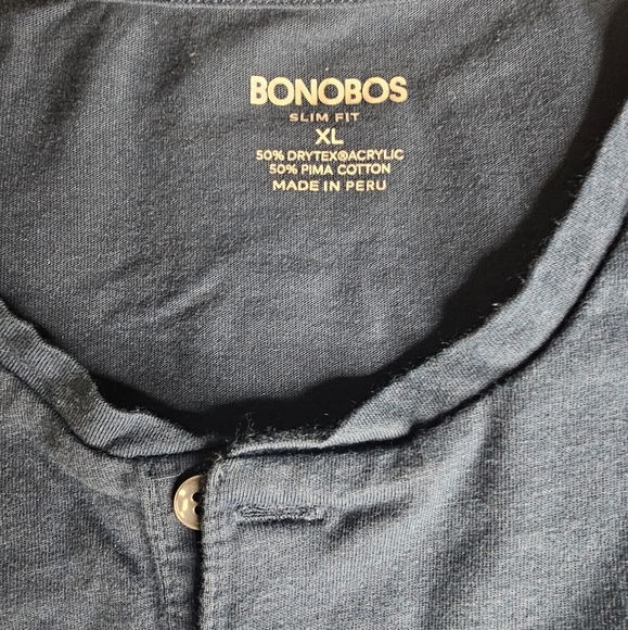 Bonobos Jetsetter Performance Long Sleeve Henley - Picture 3 of 5